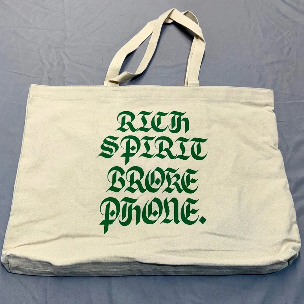 NWOT Kendrick Lamar Big Steppers Tour Tote Bag 2022 Rich‎ Spirit Broke Phone